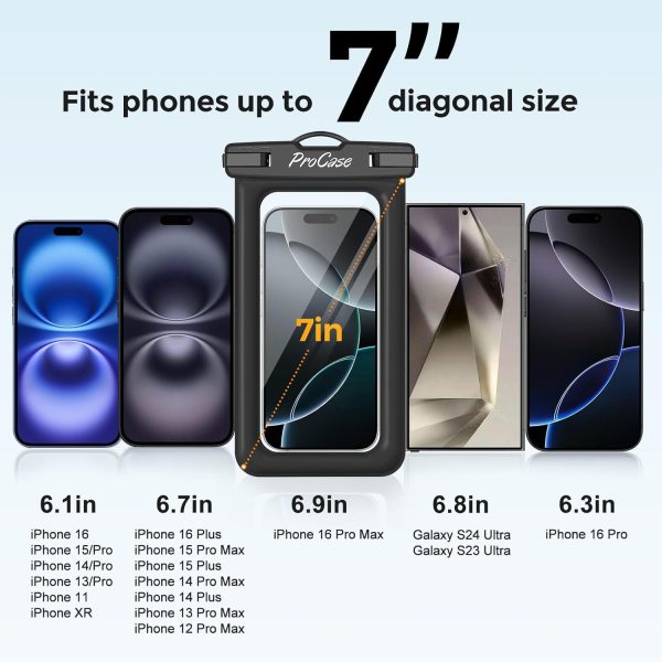 ProCase 2 Pack Waterproof Phone Pouch, Water Proof Floating ... - Image 5