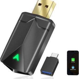 Wireless CarPlay Adapter– Android Auto Wireless Adapter, 5.8...