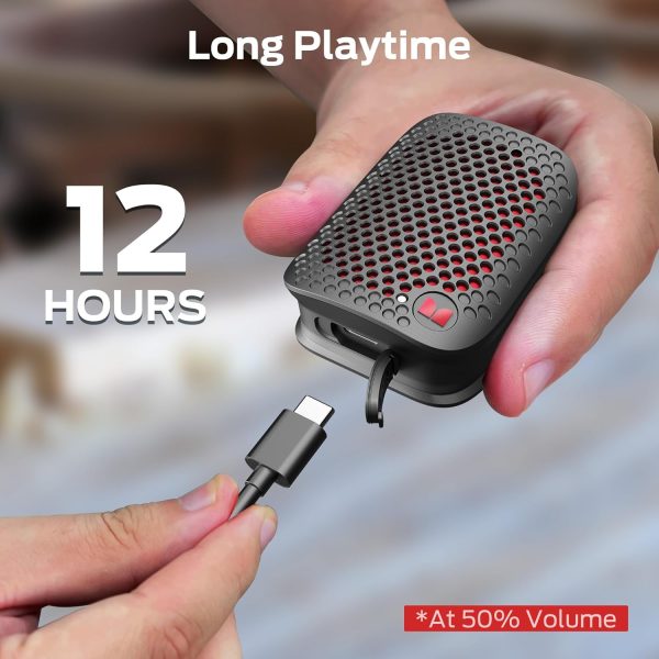 Monster Blaster Micro Wearable Bluetooth Speaker, Clip-on Wi... - Image 5
