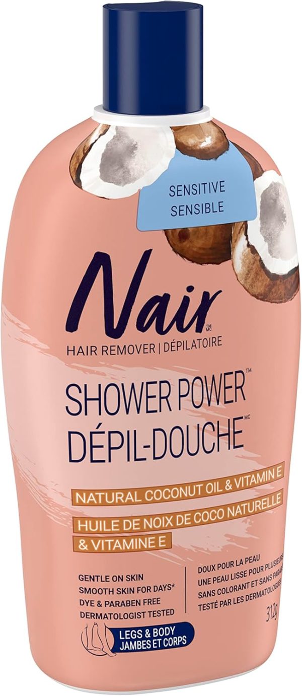 Nair Shower Power Sensitive Formula Hair Remover for Legs & ... - Image 5