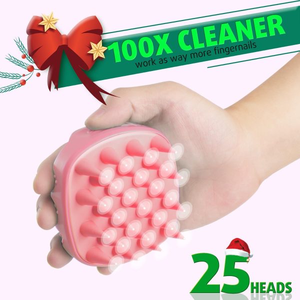 Cbiumpro 2-Pack Scalp Massager Shampoo Brush, Ultra Soft Sil... - Image 4