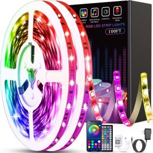 Tenmiro Led Lights for Bedroom 100ft(2 Rolls of 50ft) Smart ...