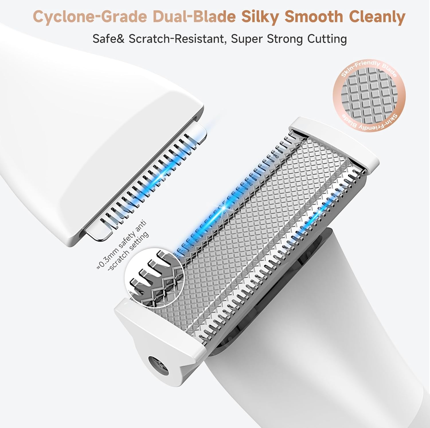 GURELAX Electric Razor for Women, 4 in 1 Face Shavers for Wo…