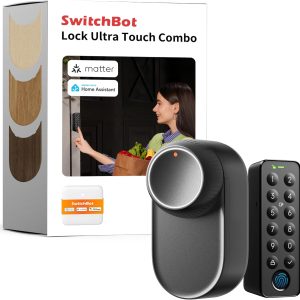 SwitchBot Smart Lock Ultra with Keypad Touch, Fingerprint En...