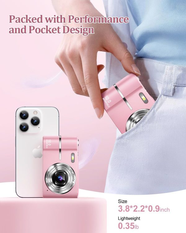 Digital Camera, Autofocus 50MP Vlogging Camera with 32G TF C... - Image 3