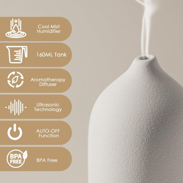 Diffuserlove Ceramic Diffuser 160ml Essential Oil Diffusers ... - Image 3