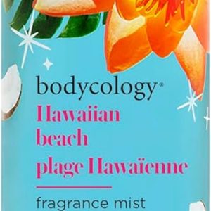 Bodycology Long-Lasting Fragrance Body Mist, Hawaiian Beach,...