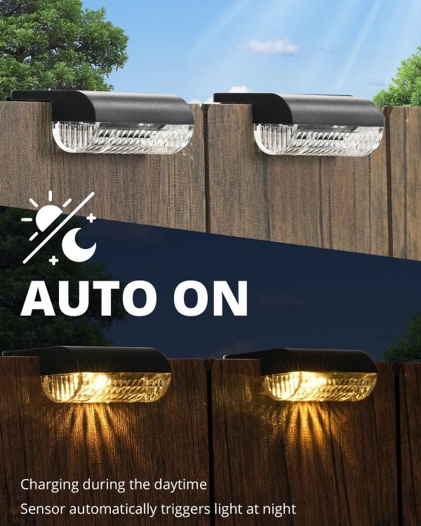 16Pack Solar Lights Outdoor Stair, IP65 Waterproof Solar Pow... - Image 5