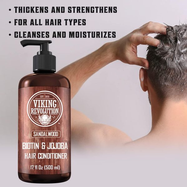 Viking Revolution Sandalwood Conditioner with Biotin and Joj... - Image 2