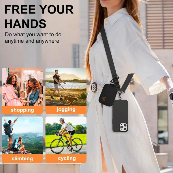 DOB SECHS Crossbody Cell Phone Lanyard with Zipper Pouch Car... - Image 2