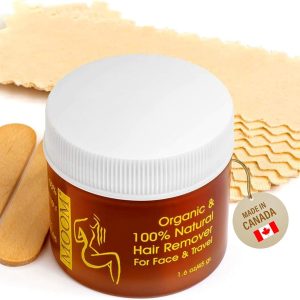 MOOM - Sugar Waxing Kit for Face/Travels, 1.6-ounce Jar Face...