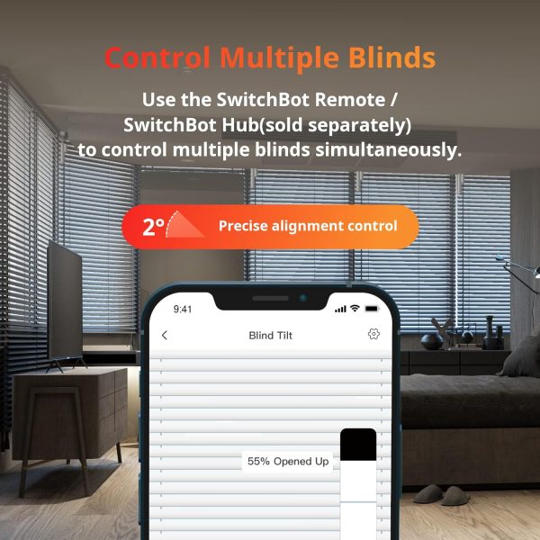 SwitchBot Blind Tilt Motorized Blinds - Smart Electric Blind... - Image 4