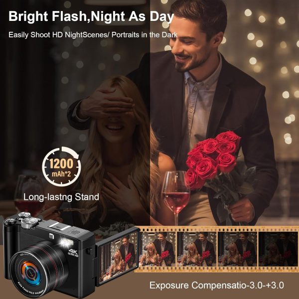 Digital Camera for Photography - 4K 64MP Autofocus, One-Touc... - Image 7