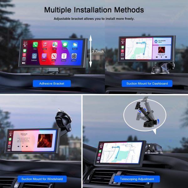 Avylet 9.26" Carplay Screen for Car, Portable Wireless Carpl... - Image 4