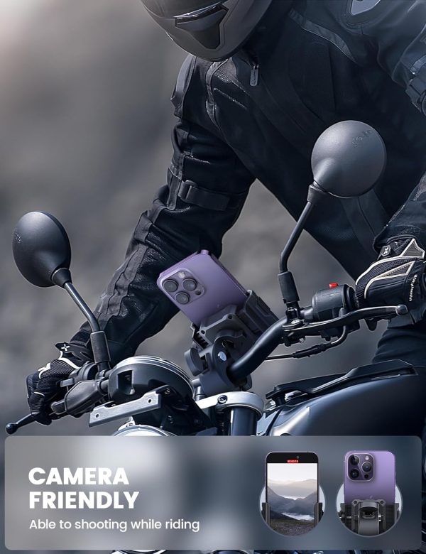 Lamicall Motorcycle Phone Mount Holder - [Camera Friendly] [... - Image 2