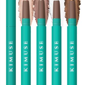 KIMUSE Eyeshadow Stick 4 Colors Set, 3-in-1 Eye Brightener S...