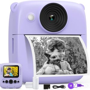 Kids Camera Instant Print, Christmas Birthday Gifts for Girl...