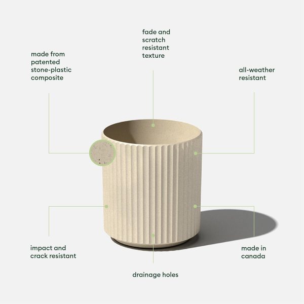 Veradek Demi Series Round Planter for Porch, Patio, Backyard... - Image 2