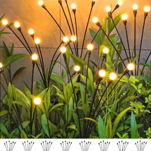SIOTMERA 8 Count Solar Lights Outdoor Waterproof IPX5, Solar...