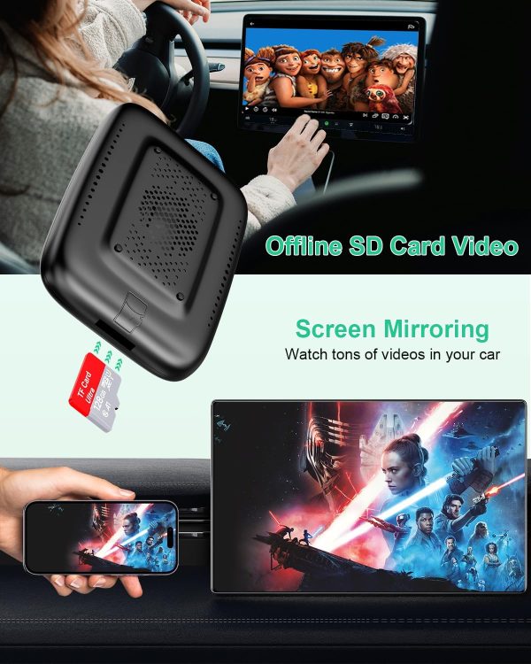 Wireless CarPlay Adaptor Support Netflix YouTube, Android Au... - Image 3