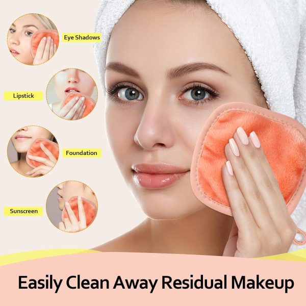 HOMEXCEL Makeup Remover Cloth 12 Pack,Reusable Makeup Remove... - Image 3