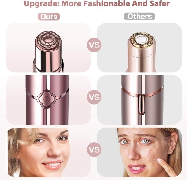 Facial Hair Removal for Women, Electric Painless Rechargeabl... - Image 5