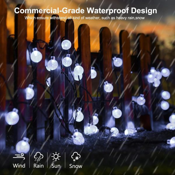 Joomer Solar String Lights Outdoor 39FT 60LED Solar Globe St... - Image 3