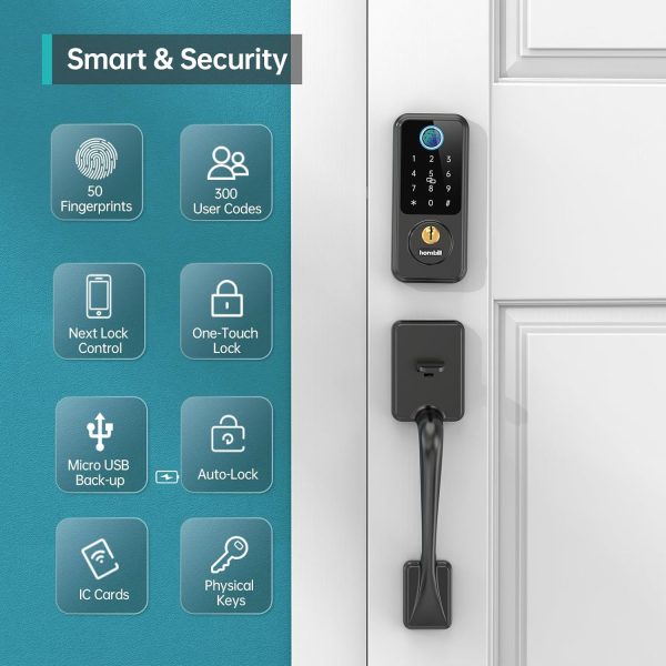 WiFi Smart Alexa Door Lock - Hornbill Remote Lock & Unlock -... - Image 2