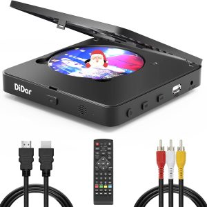Super Mini Blu-ray HD DVD for TV, 1080P Blue-ray Home Theate...