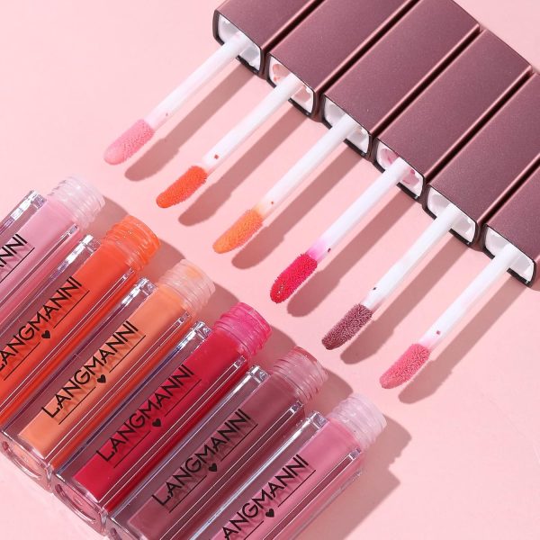 LANGMANNI 12Pcs Lip gloss Collection Makeup Set, Shiny Smoot... - Image 8