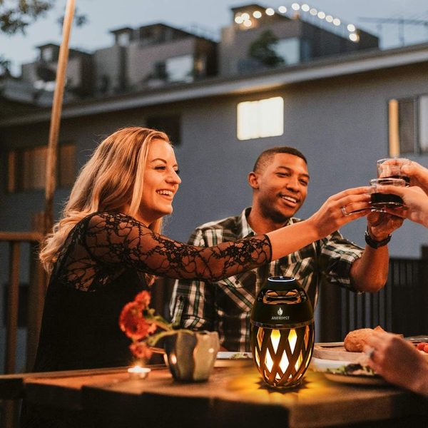 ANERIMST Outdoor Bluetooth Speaker with Flame Torch Light, f... - Image 6