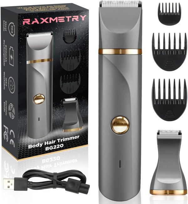 Waterproof Bikini Trimmer for Women Electric Razor for Bikin...