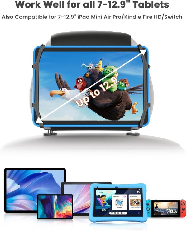 Car Tablet Holder, WONNIE Upgraded iPad Holders for Car Moun... - Image 3