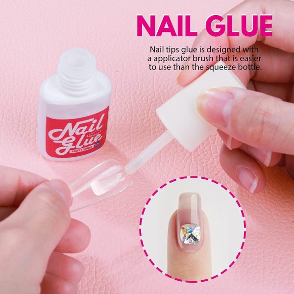 Clear Coffin Nail Tips, Long Coffin Nails Full Cover, 600pcs... - Image 4