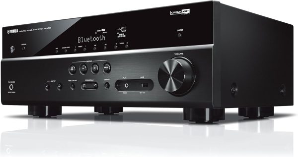 Yamaha Bluetooth AV Receiver Audio Component Black (RXV385 B... - Image 2