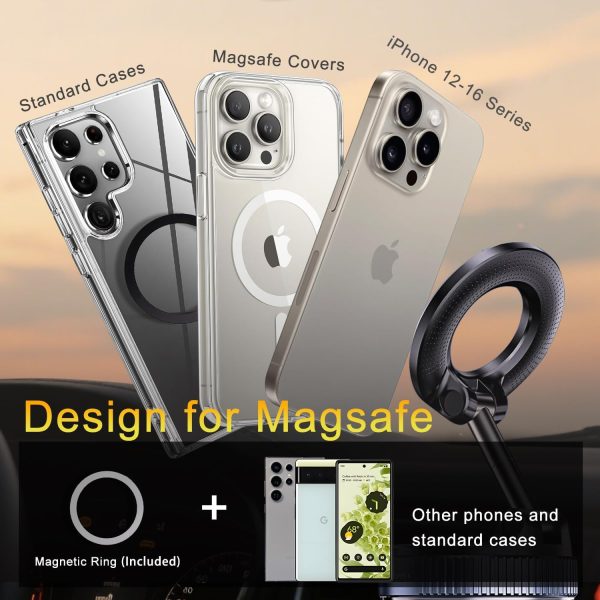 Jkoailiwi 360° Adjustable Vacuum Magnetic Suction Car Phone ... - Image 8