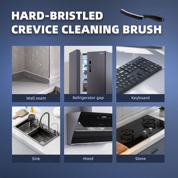 Cleangor Crevice Cleaning Brushes, Cleaner Scrub Brush Tool ... - Image 6