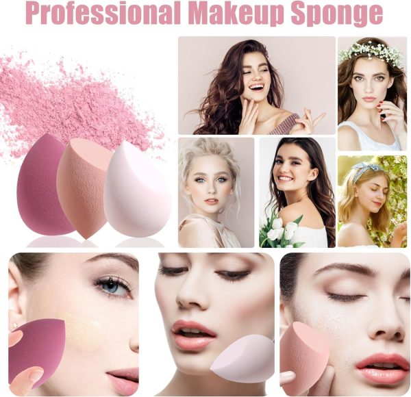8 Pcs Makeup Sponges Blender Set Professional Beauty Sponge ... - Image 7