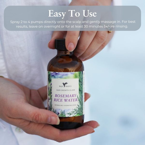 Baja Basics Rosemary Rice Water for Hair Care - Longsheng Ri... - Image 6