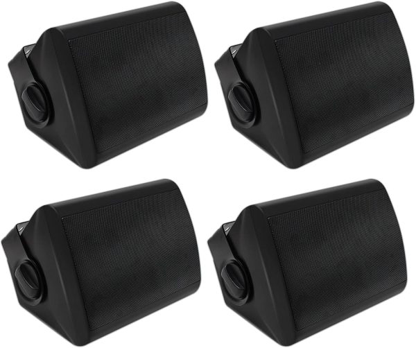 Herdio 5.25 Inches 600 Watts Outdoor Speakers Wired Waterpro...