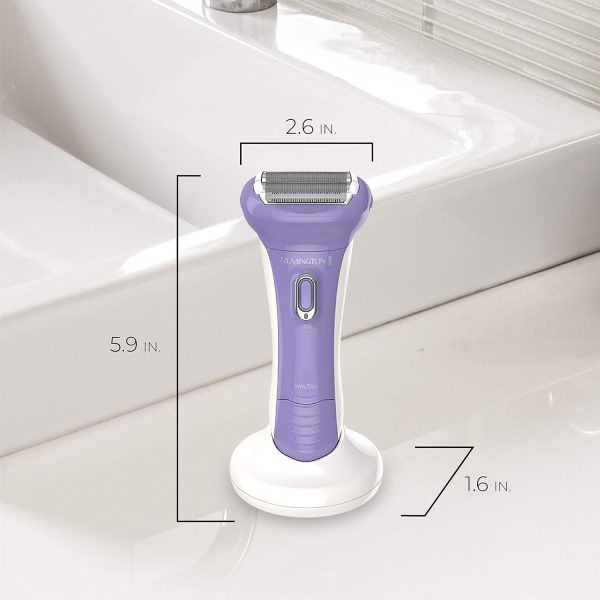Remington Smooth & Silky Electric Shaver for Women, 4-Blade ... - Image 8