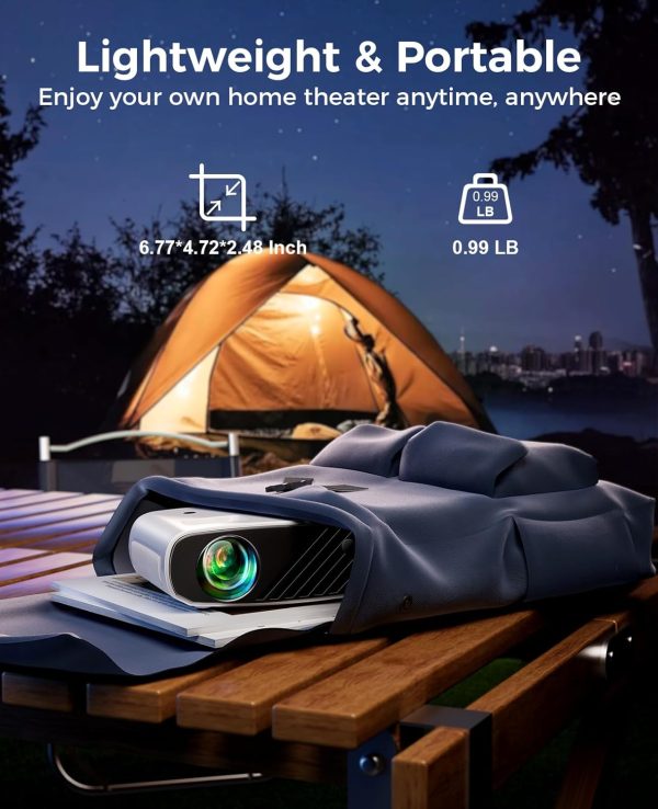 ELEPHAS Mini Projector with Projector Stand - Movie Projecto... - Image 6