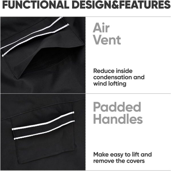 Loriano Patio Furniture Covers, 4 Piece Outdoor Furniture Co... - Image 5