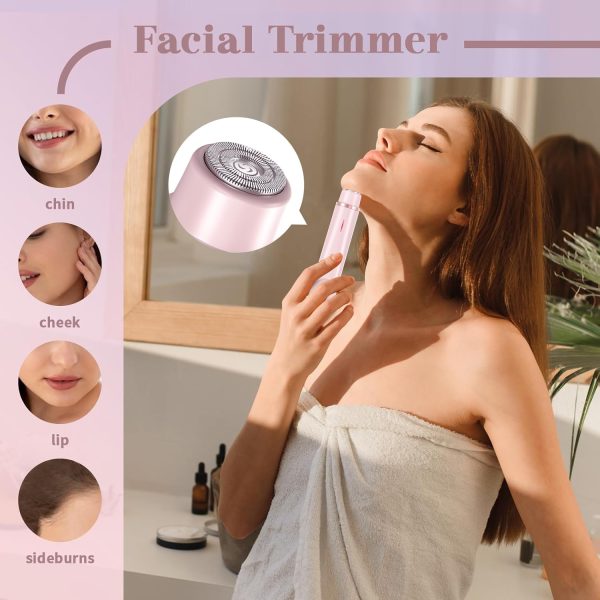 Women Bikini Trimmer, Dual-Head Hair Trimmer for Women,2-in-... - Image 4