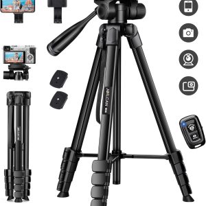 Camera Tripod, 68" Phone Tripod Stand for Camera Photo Video...