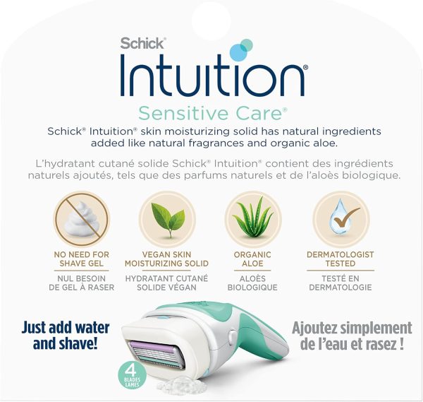 Intuition Schick Sensitive Skin Womens Razor Refills with Vi... - Image 2