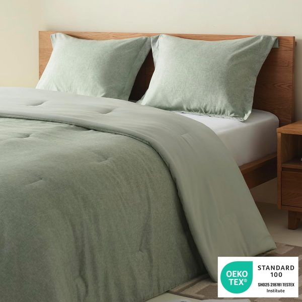 Comfort Spaces King Comforter Set - 3pcs (1 Microfiber Comfo... - Image 2