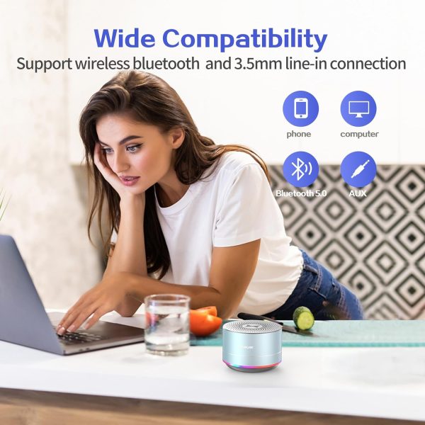 LENRUE A2 Bluetooth Speakers, Portable Wireless Speaker with... - Image 3