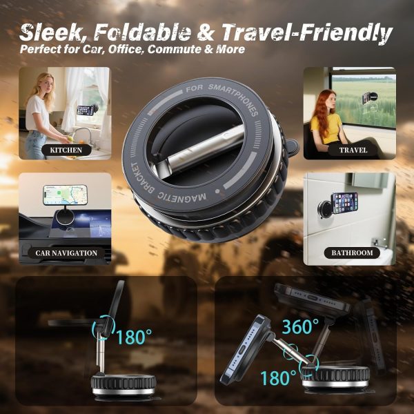 KTEBO® Strong Magnetic Phone Holder for Your Car, 360° Adjus... - Image 6