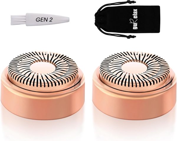 Replacement Heads for Flawless Facial Hair Remover, Gen 2 Re...